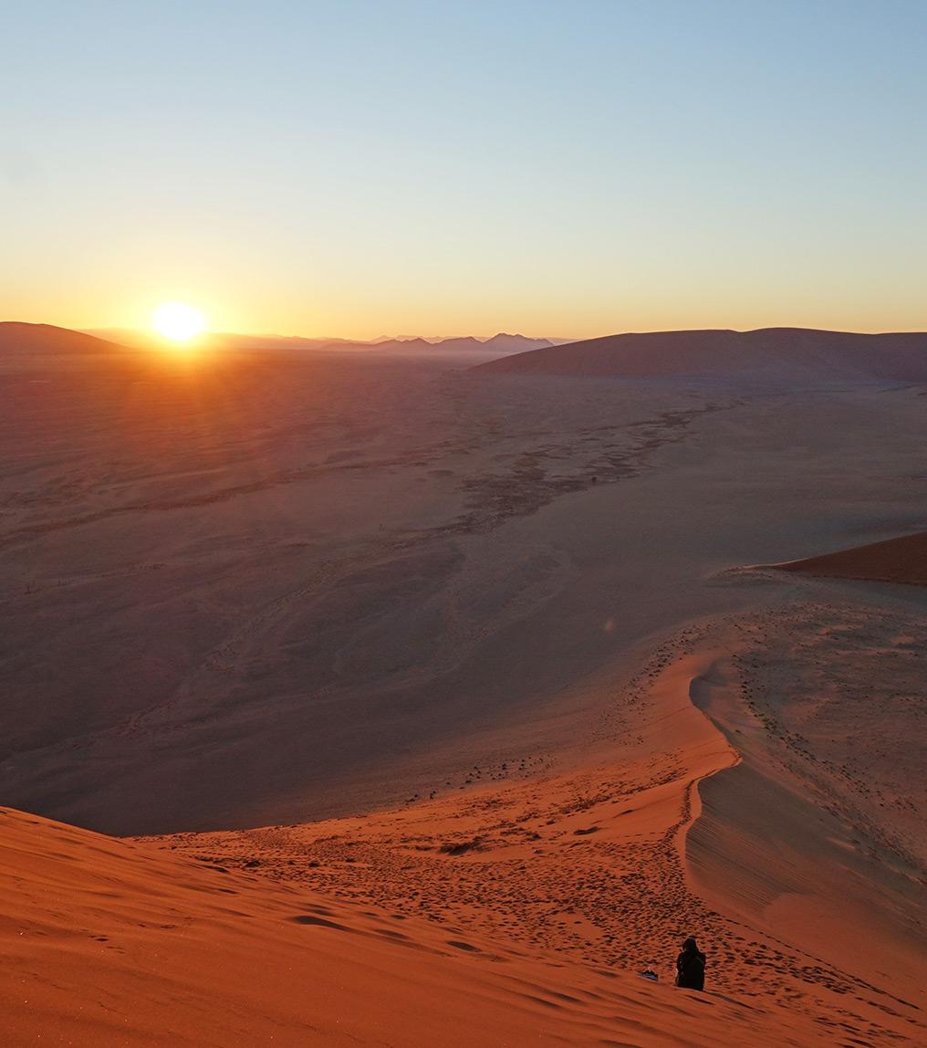 Soussvlei al amanecer: cómo planificar la visita a Sossusvlei