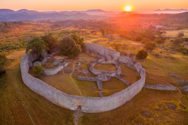 Ruinas históricas del Gran Zimbabue