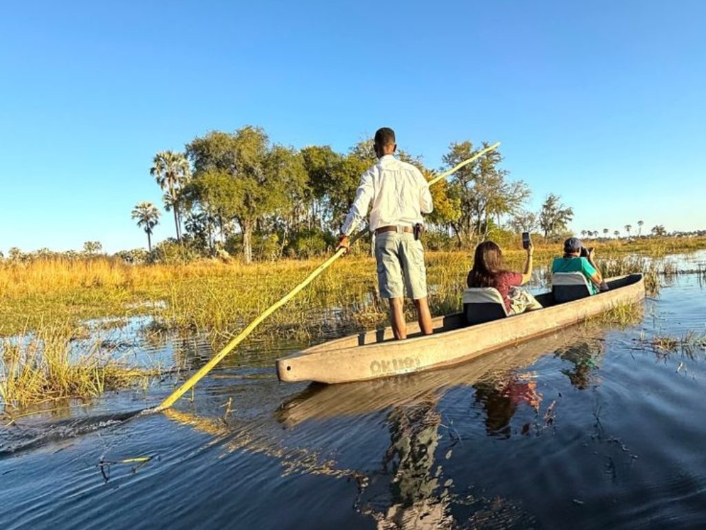 Safari en Mokoro en la Delta del Okavango