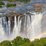 Vista de las Cataratas Victoria desde el lado de Zimbabue